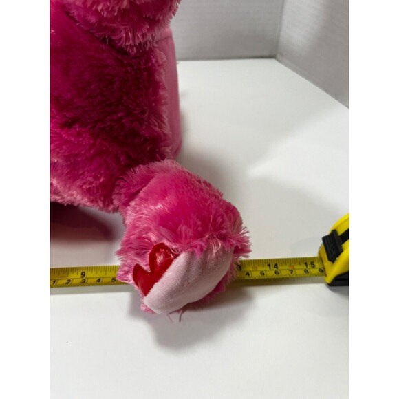 Hallmark Pink Hippo Plush Hippopotamus Valentines Talks Moves Ears 14” - Picture 11 of 11